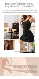 Chic black silk slip dress featuring delicate straps and elegant backless design details