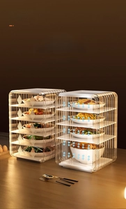 Macro view of multilayer detachable vegetable cover with breathable holes for food storage