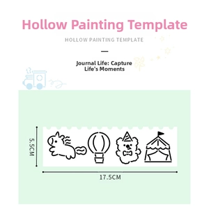 Detailansicht der Malvorlage mit Bären und Ballons für DIY-Scrapbooking und Zeichnen