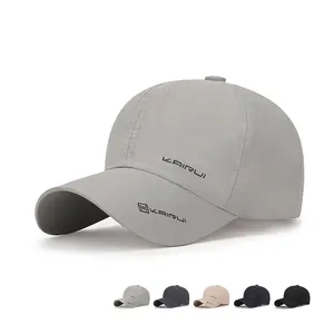 Berretto Da Baseball Ad Asciugatura Rapida Poliestere Traspirante Protezione Solare Sport All Aperto Visiera Curva Regolabile