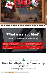 Dettaglio della pellicola statica in PVC che si stacca per l'applicazione sui vetri