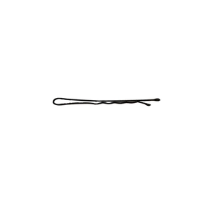 Barrettes à cheveux classiques noires ondulées en métal pour coiffure et maintien sûr