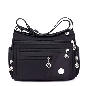 Waterproof Oxford Cloth Multi Pocket Crossbody Bag Large Capacity Shoulder Handbag For Women Casual Daily Travel