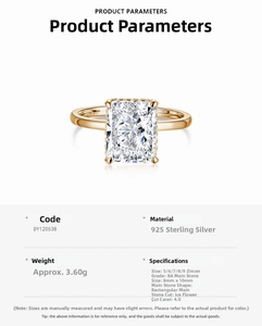 Detail of 4.0ct ice-cut zircon ring in 925 sterling silver with S925 engraved stamp
