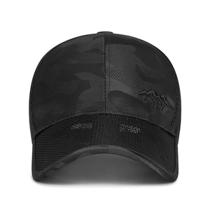 Casquette de Baseball Été Respirante Camouflage Filet Polyester Hommes Femmes Protection Solaire Réglable Sport Trucker Cap