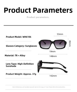 Detailed size chart for retro pilot sunglasses with frame and lens dimensions