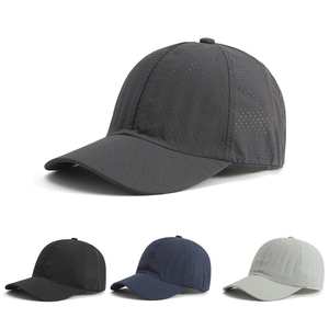 Casquette Baseball Respirante Maille Perforée Laser Séchage Rapide Protection Solaire Chapeau Sport Hommes Femmes Unisexe