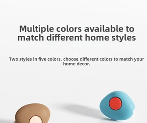 Close-up of L-shaped silicone corner protector in various colors for child safety