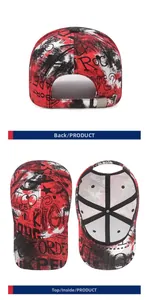 Détails de la casquette graffiti montrant la boucle métallique et la structure interne