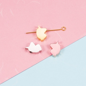 Unicorn head metal pendants in gold, silver, and rose gold for DIY jewelry making