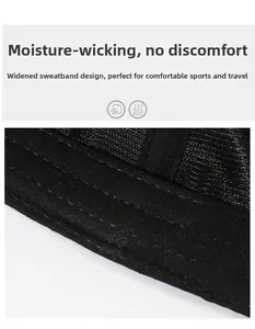 Macro detail of breathable inner lining with widened moisture-wicking sweatband design