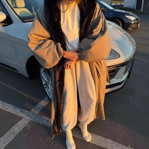 Parka Lungo Imbottito Da Donna Capospalla Con Cappuccio Collo In Pelliccia Sintetica Caldo Fodera In Peluche Inverno