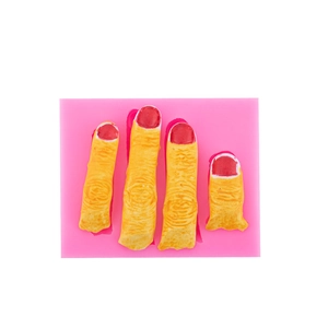 3D finger silicone mold for Halloween baking, chocolate and fondant cake decoration