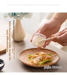 Pot à épices empilable pratique avec cuillère pour assaisonner les crevettes en cuisine