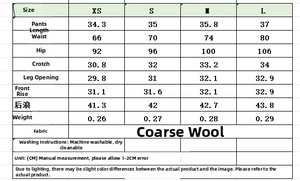 Tableau des tailles XS à L pour ensemble blazer texturé avec détails de tissu et lavage