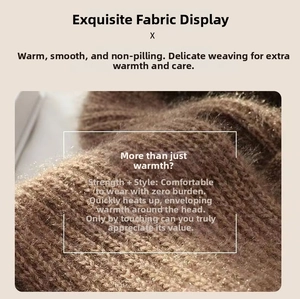 Macro detail of dark brown thermal knit fabric with thick fleece lining for warmth