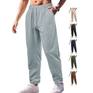 Lockere Herren-Freizeithose mit Kordelzug in Grau mit verschiedenen Farboptionen