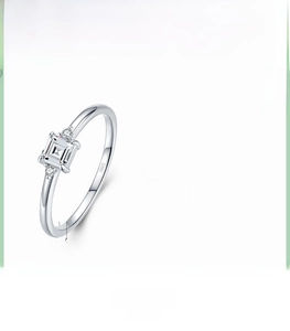 Macro detail of S925 sterling silver ring band with high-polished finish and S925 hallmark