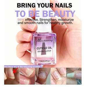 Misscheering 12ml dual-layer cuticle oil for nail strengthening and repair treatment