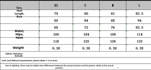 Detailed size chart for halter neck dress with bust, waist and hip measurements in CM