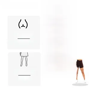 Détails du short de yoga en maille haute densité avec élasticité quadridirectionnelle et gainage