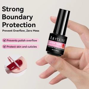 LILY'CUTE 7ml Anti-Freezing Latex Tape for nail edge protection and easy peel-off
