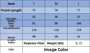 Tableau guide des tailles détaillé pour gilet en maille avec mesures buste et longueur