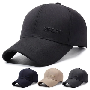 Baseball Cap Polyester Cotton Twill Sun Protection Outdoor Sports Adjustable Casual Hat For Men Women SPORT Embroidery
