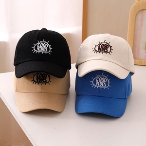 Cappello Da Baseball Bambini Cotone Ricamo Lettere Cappello Sole Regolabile Per Ragazzi Ragazze Outdoor Streetwear Retro