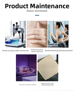 Jewelry care guide showing daily maintenance tips for S925 sterling silver rings