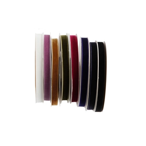 9mm velvet ribbons in multiple colors for DIY hair accessories and gift wrapping