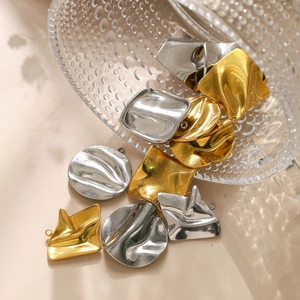 Pendentifs Géométriques Acier Inoxydable 304 Charmes Métal Pour Fabrication Bijoux DIY Forme Irrégulière