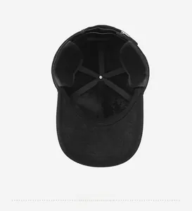 Detailed interior of winter baseball cap showing thick fleece lining and ear flaps