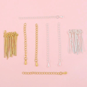 14k gold-filled lobster clasp with extension chain and jewelry finding accessories