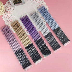 Metallic Birthday Candles Slender Long Spiral Curved Cake Toppers Shiny Elegant Threaded For Party Celebration Decoration