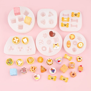 DIY Silikonformen-Set für Mini-Knochenkekse, Käse, Donuts und verschiedene Desserts