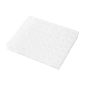 56-grid clear acrylic jewelry storage box for organizing necklaces and earrings