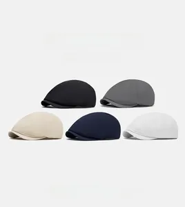 Detailed display of thin quick-dry ivy caps in black, grey, beige, navy, and white