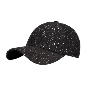 Casquette de baseball noire de haute qualité avec motif graffiti blanc pour le sport