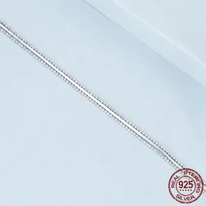 Minimalist s925 sterling silver triple layer chain bracelet for women in polished silver