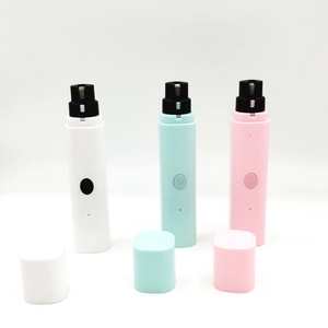 Electric Pet Nail Grinder LED Light USB Rechargeable ABS Professional Grooming Tool Quiet Portable For Dogs Cats