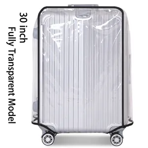 Transparent Luggage Cover Thickened PVC Suitcase Protector Waterproof Dustproof Travel Accessories Clear Bag Cover