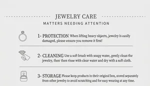 Guide on cleaning and storing metal hair accessories in jewelry maintenance instructions