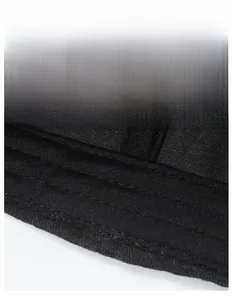 Détail du bandeau anti-transpiration large à l'intérieur de la casquette en jean vintage
