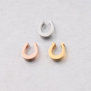 Horseshoe Beads 304 Stainless Steel Mirror Polished Small Hole Charms For DIY Jewelry Making Necklaces Bracelets