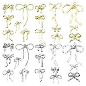 Bow Knot Charms Zinc Alloy Pendants For DIY Jewelry Making Necklaces Bracelets Earrings Crafting Accessory