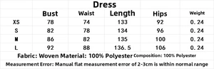 Detaillierte Größentabelle für Satin-Trägerkleid mit Spitzenbesatz und Maßen in cm