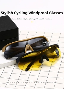 Tactical cycling goggles with tan and black frames featuring anti-fog streamline lenses