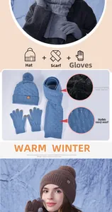 Détail d'ensemble d'hiver tricoté avec doublure en peluche et maille ondulée