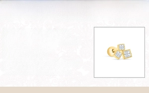 Detailed specifications for 925 sterling silver zircon stud earrings with 18k gold plating